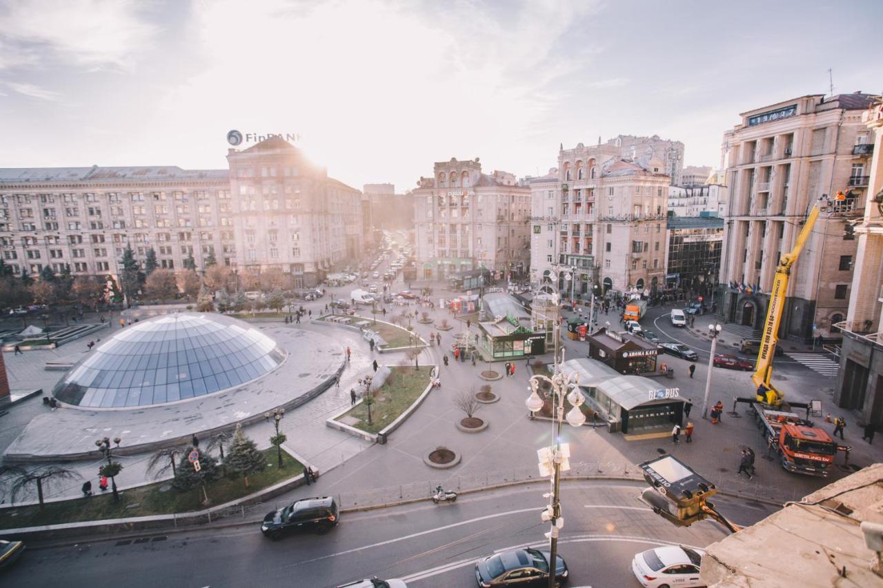 Amazing View Of Maydan! Apartamento Kiev Exterior foto